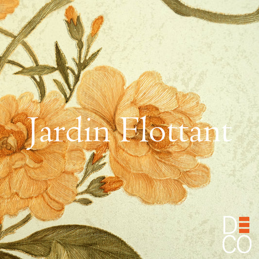 Decopine Floating Garden Vliestapete - Gelb