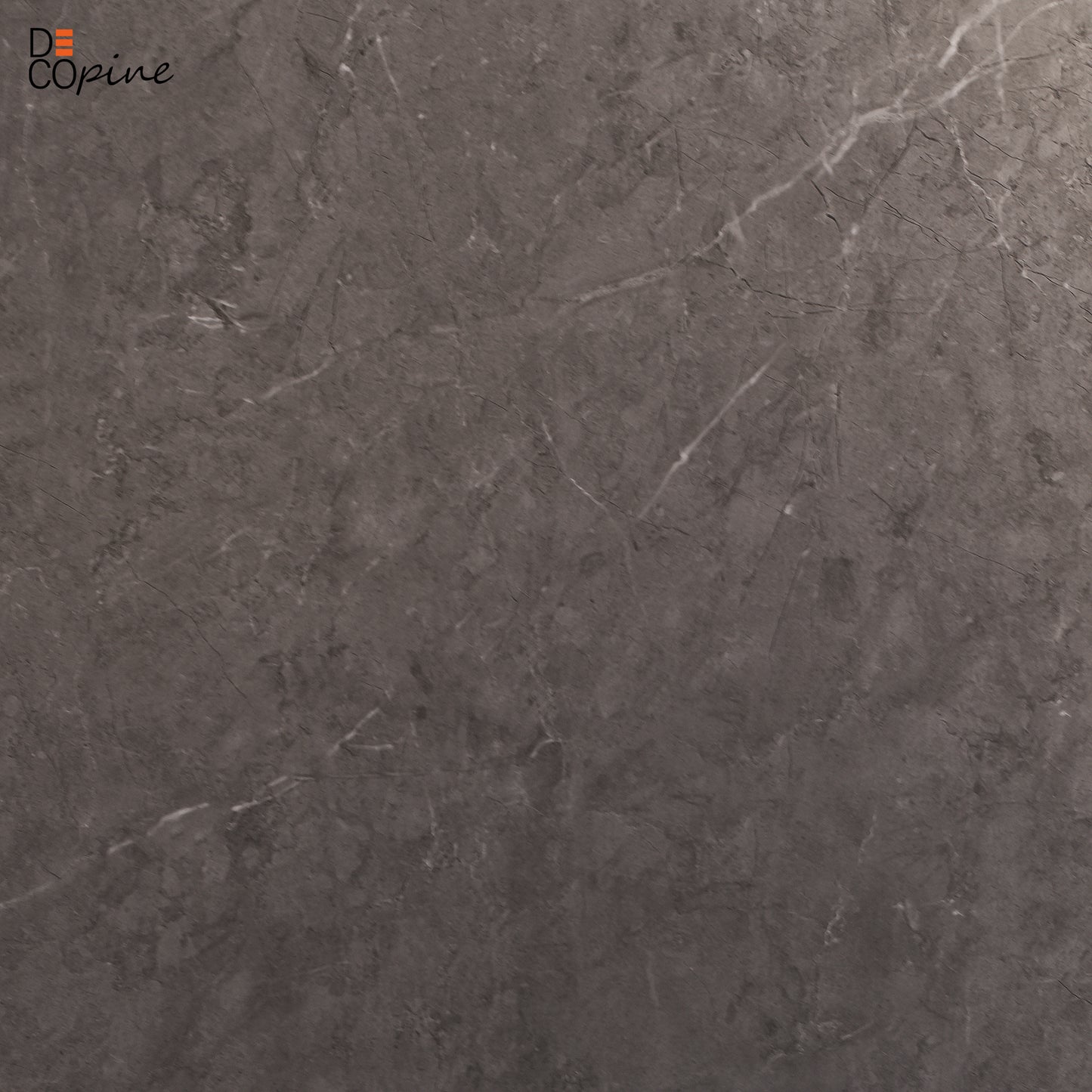 Panneau mural décoratif en PVC Decopine – Finition mate effet pierre grise – 65×120 cm (Lot de 4, 3,12 m²)