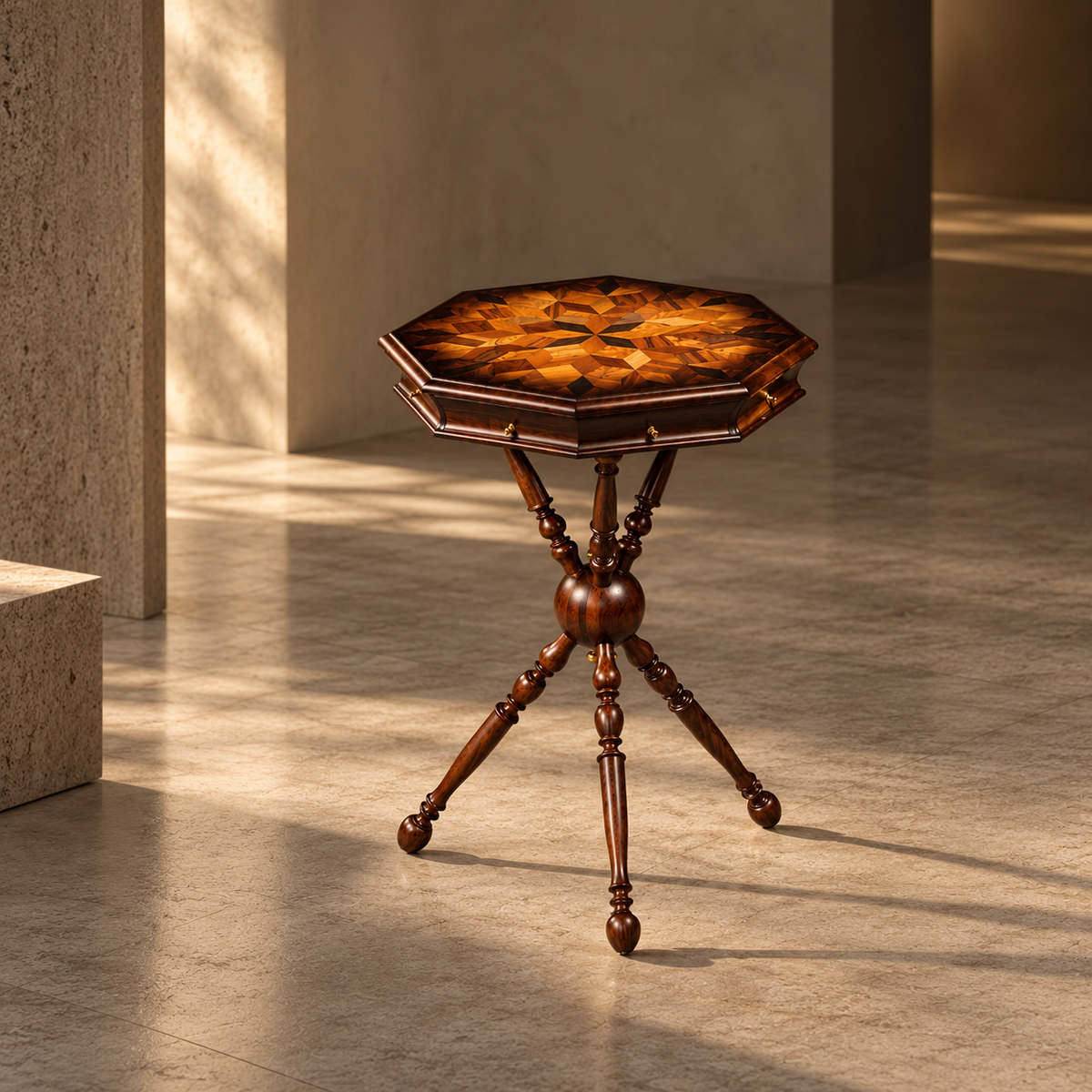 Pre-order — HERITAGE MARQUETERIE | Walnut table — Limited Edition
