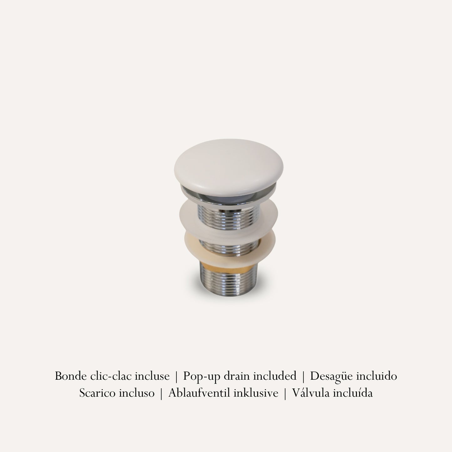 Vasque à Poser Rectangulaire Arrondie Blanc Veiné Or RIVÉO – 500 × 390 mm – Avec Bonde
