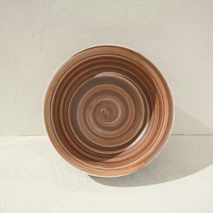 Bol en céramique artisanale beige nuancé – Ø13,5 cm | Decopine