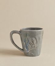 Ceramic Coffee Mug – Gradient White – Handmade – 300 ml