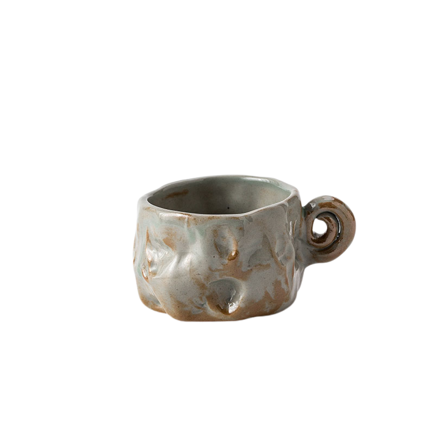 Tasses à Espresso en Grès – Lot de 4