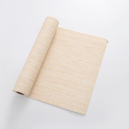 Papier Peint Auto-adhésif Effet Travertin – Beige Clair – 60×280 cm