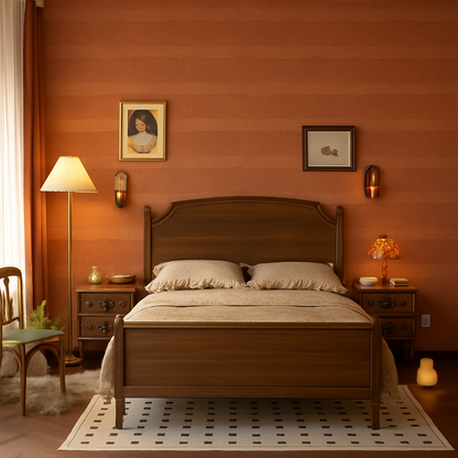 Papier Peint Auto-adhésif 3D – Relief Texturé – Terracotta – 60×280 cm