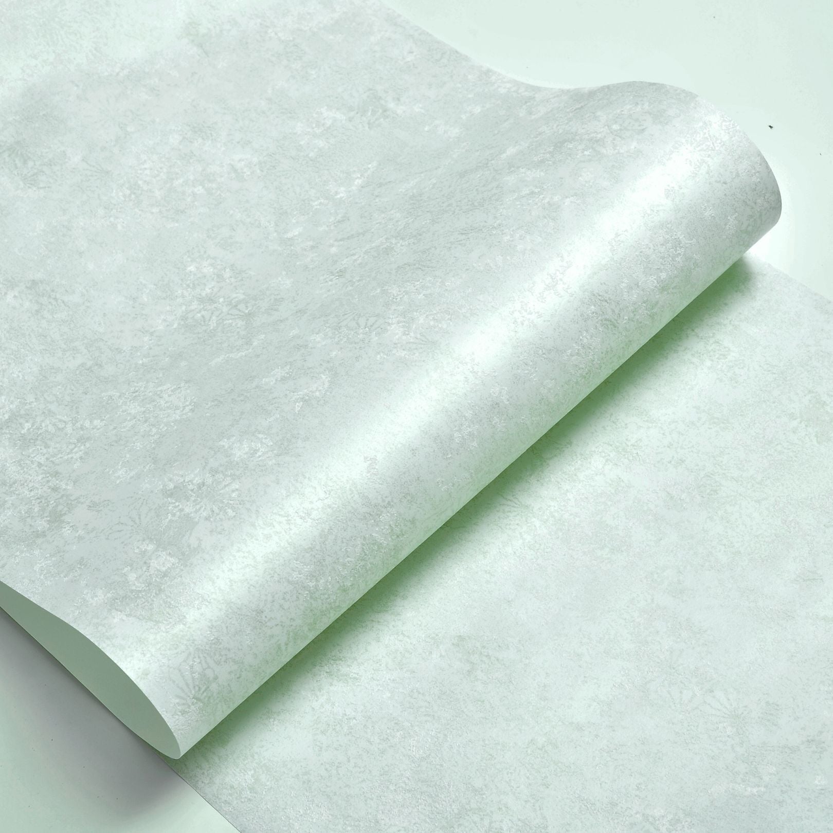 Non-Woven Wallpaper Gentle Voice – Light Mist Green – 0.53 x 10 m
