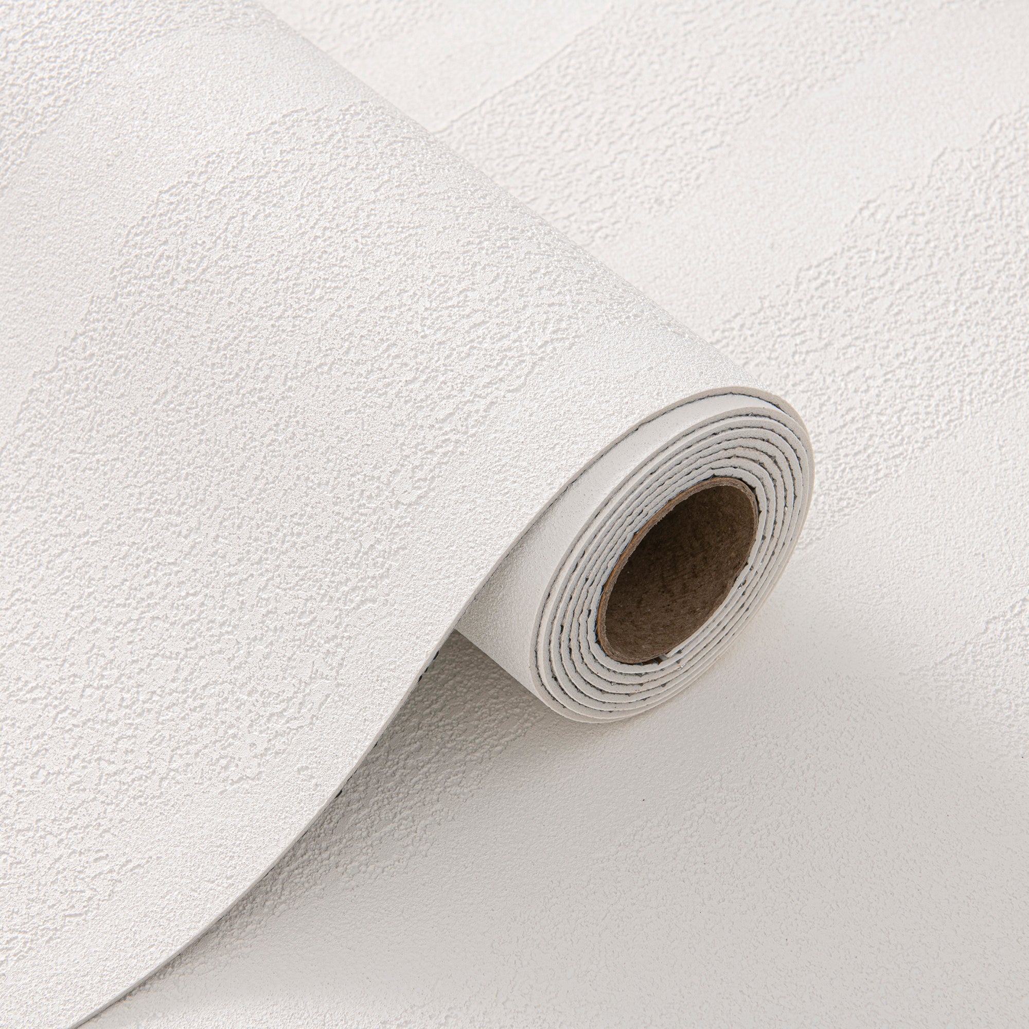 Self-Adhesive 3D Wallpaper – Embossed Texture – White – 60×280 cm
