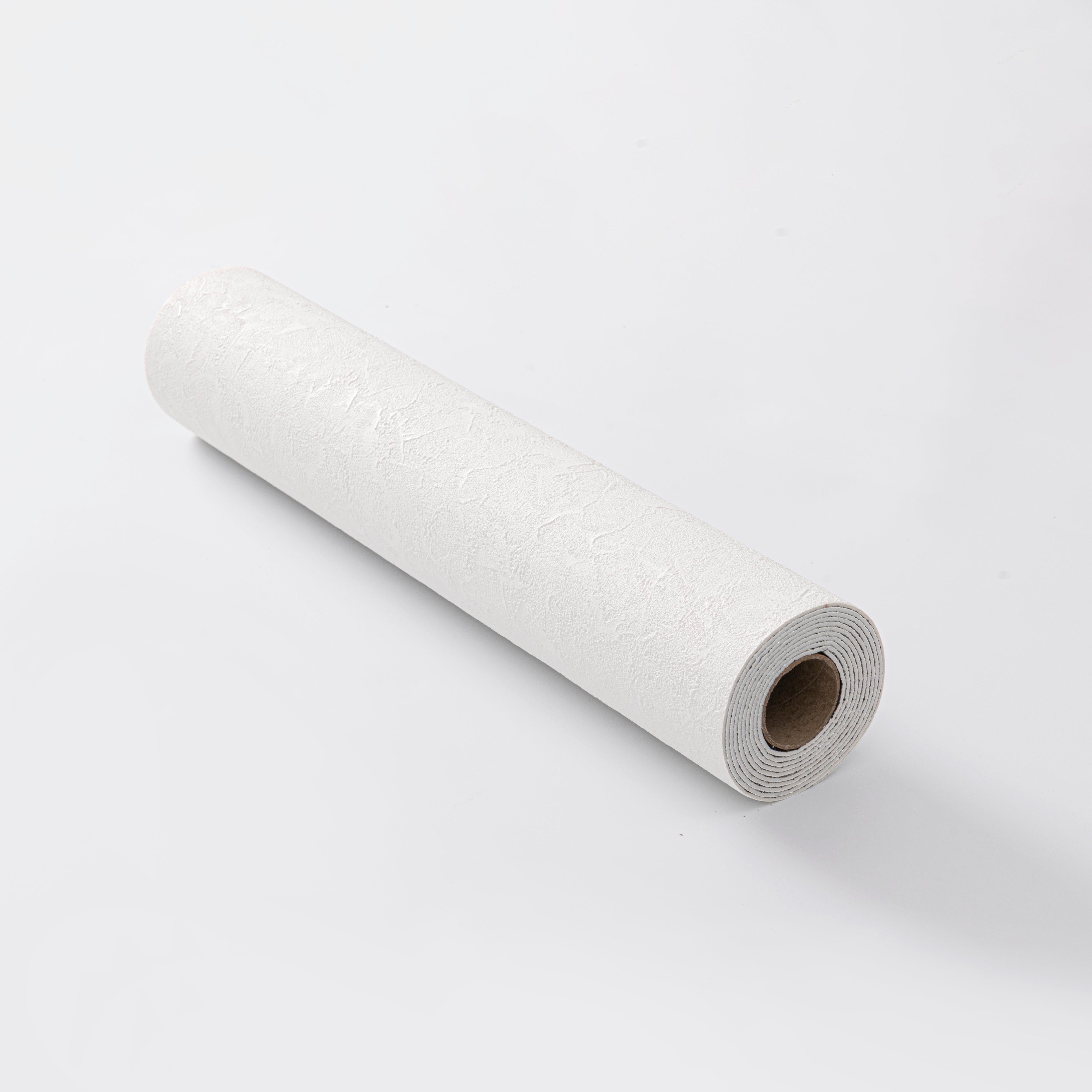 3D Self-Adhesive Wallpaper – Fine Textured Relief – White – 60×280 cm
