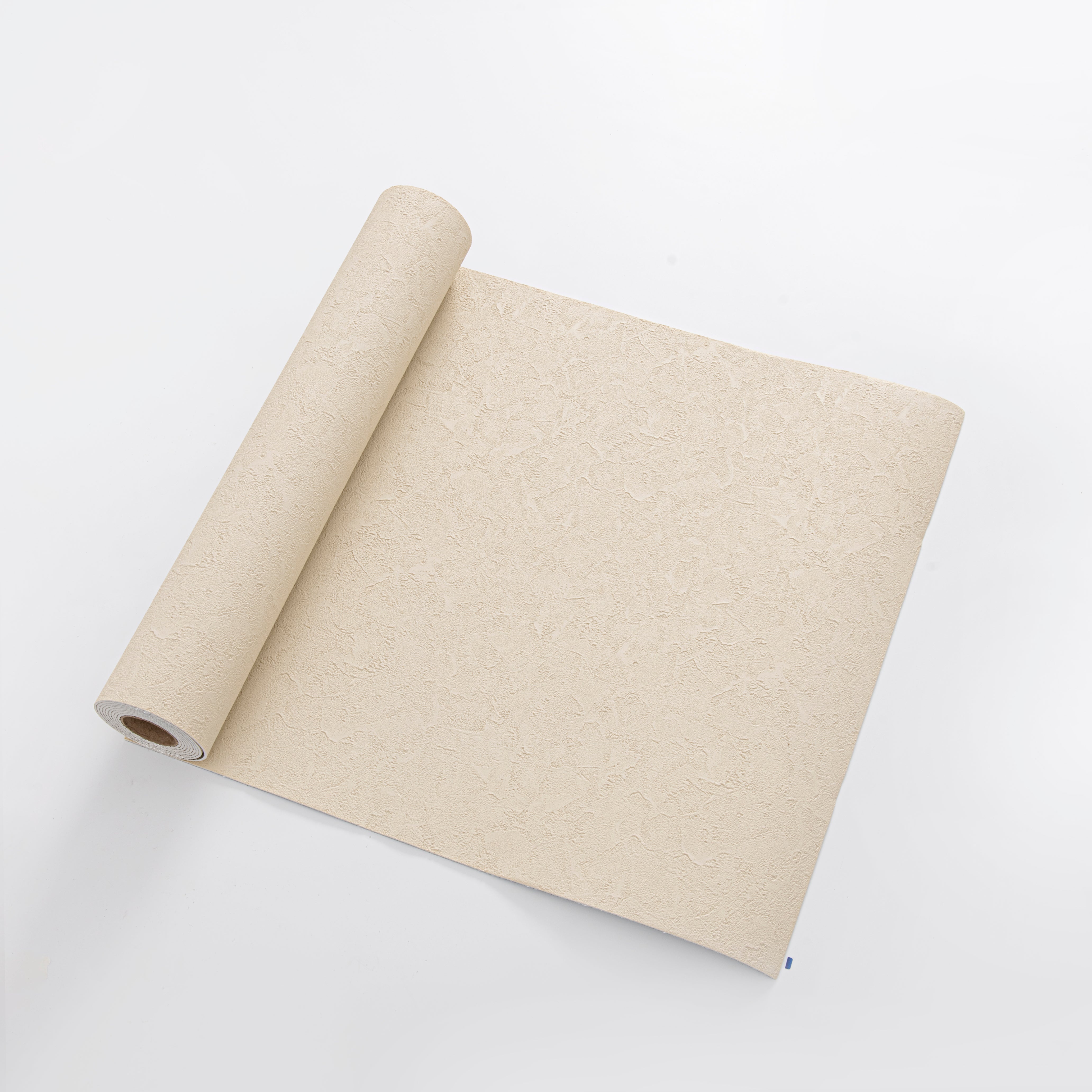 3D Self-Adhesive Wallpaper – Fine Textured Embossed – Ivory Yellow – 60×280 cm