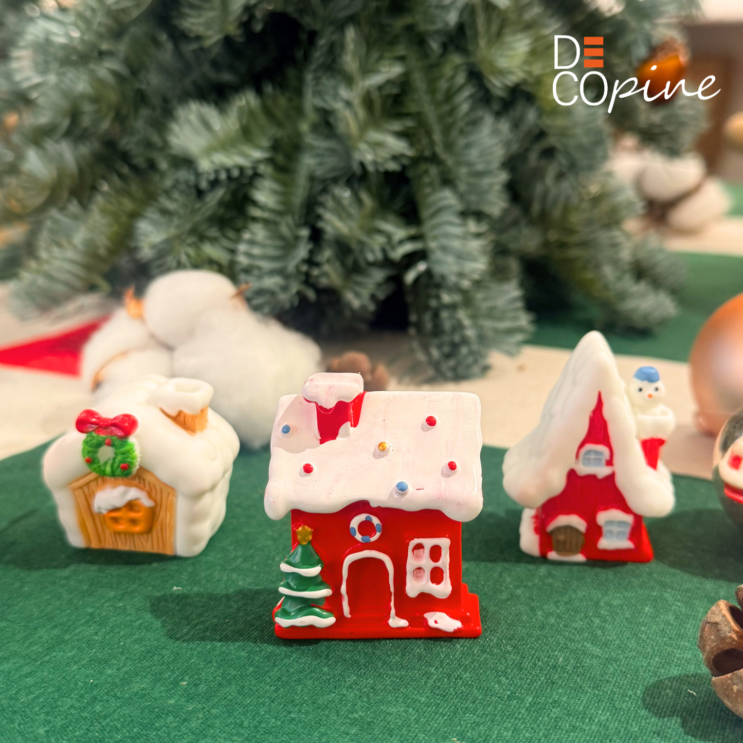 🎄Magnet Maison de Noël – Décoration Hivernale (5 cm)