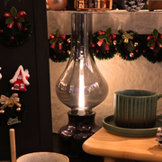 Dimmable Smoked Glass LED Table Lamp