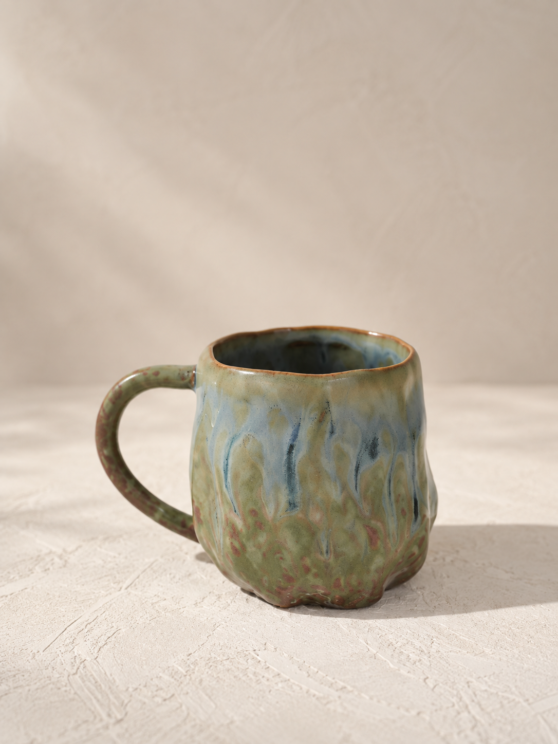 Grey Ceramic Espresso Cup – Handmade – 100 ml