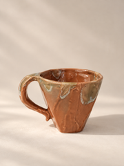 Ceramic Coffee Mug – Gradient White – Handmade – 300 ml
