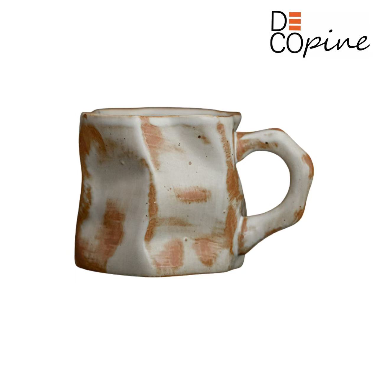 Tasse à Café en Céramique – Blanc Dégradé – Fait main – 300 ml