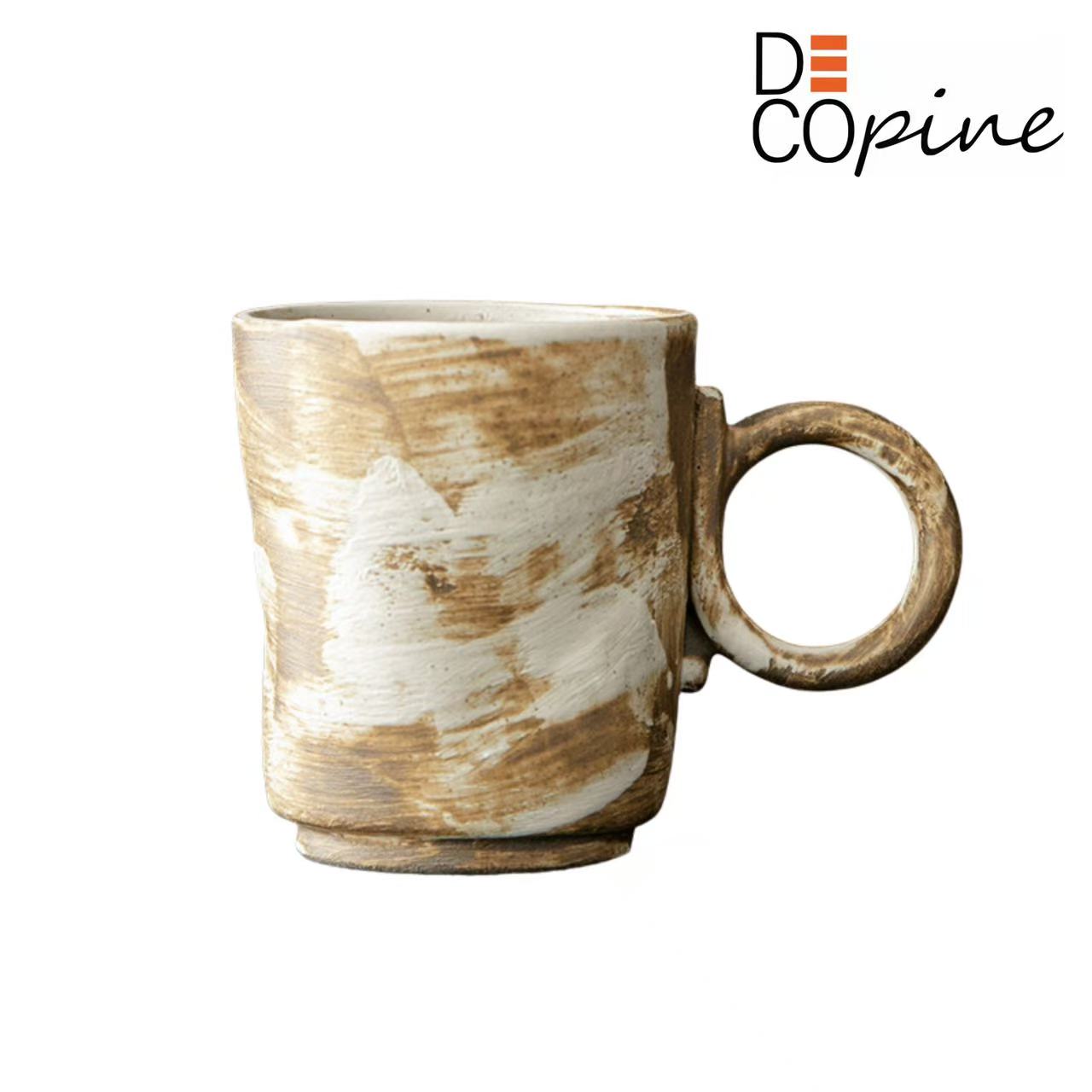 Ceramic Coffee Cup – White – Handmade – 150 ml
