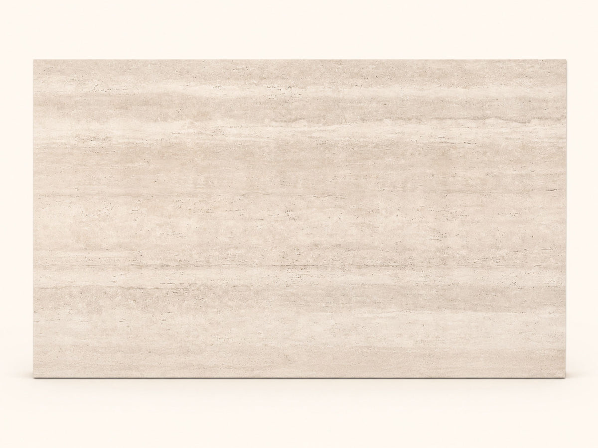 Flexible Natural Stone Wall Panel – Grey Beige Travertine Effect – 60×120 cm – Set of 4 – Decopine - B01TB02