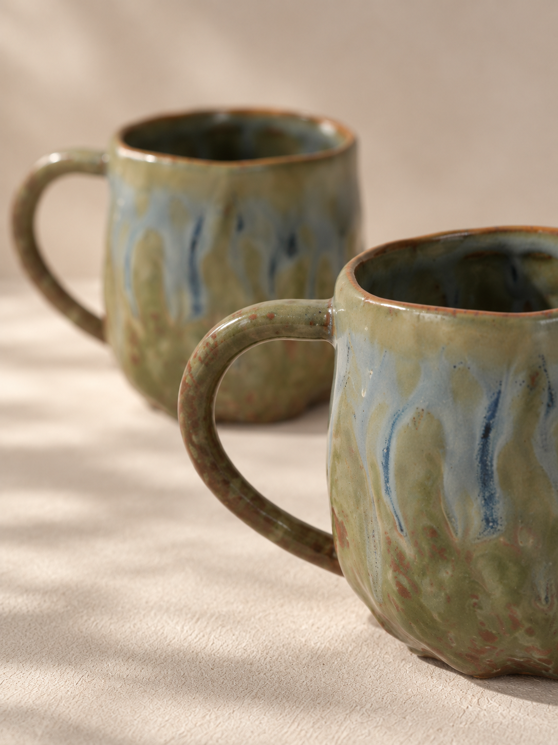 Grey Ceramic Espresso Cup – Handmade – 100 ml