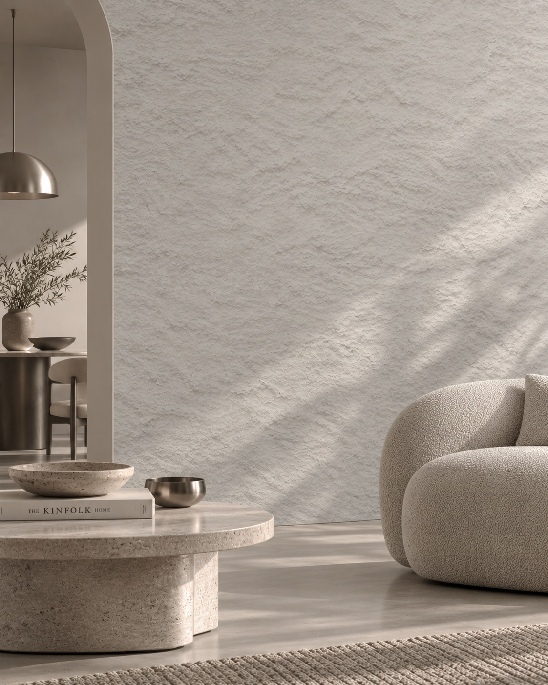 Flexible Natural Stone Wall Panel – Light Grey Beige – 60×120 cm – Lot of 4 – B01PB03