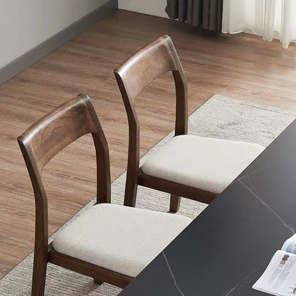 Chaise de Salle à Manger – Échantillon Showroom DECOPINE – Bois de Frêne & Tissu Beige