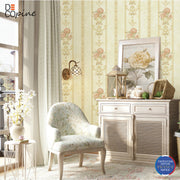Non-Woven Wallpaper Royal Ribbon – Soft Beige – 0.53 x 10m