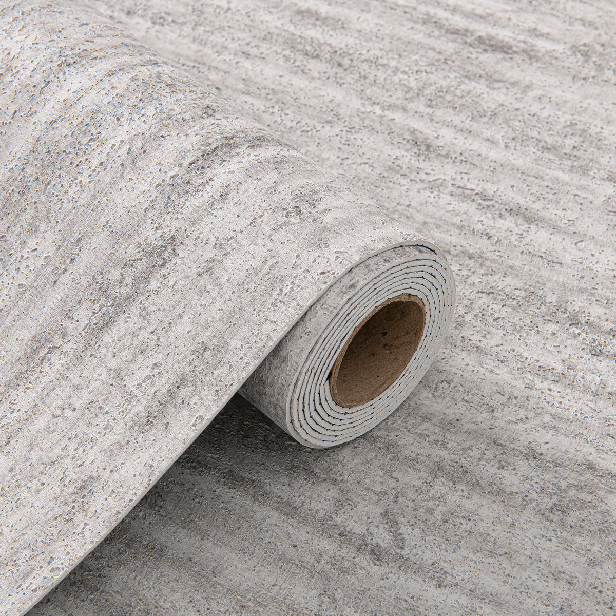 Self-Adhesive Travertine Effect Wallpaper – Mineral Grey – 60×280 cm