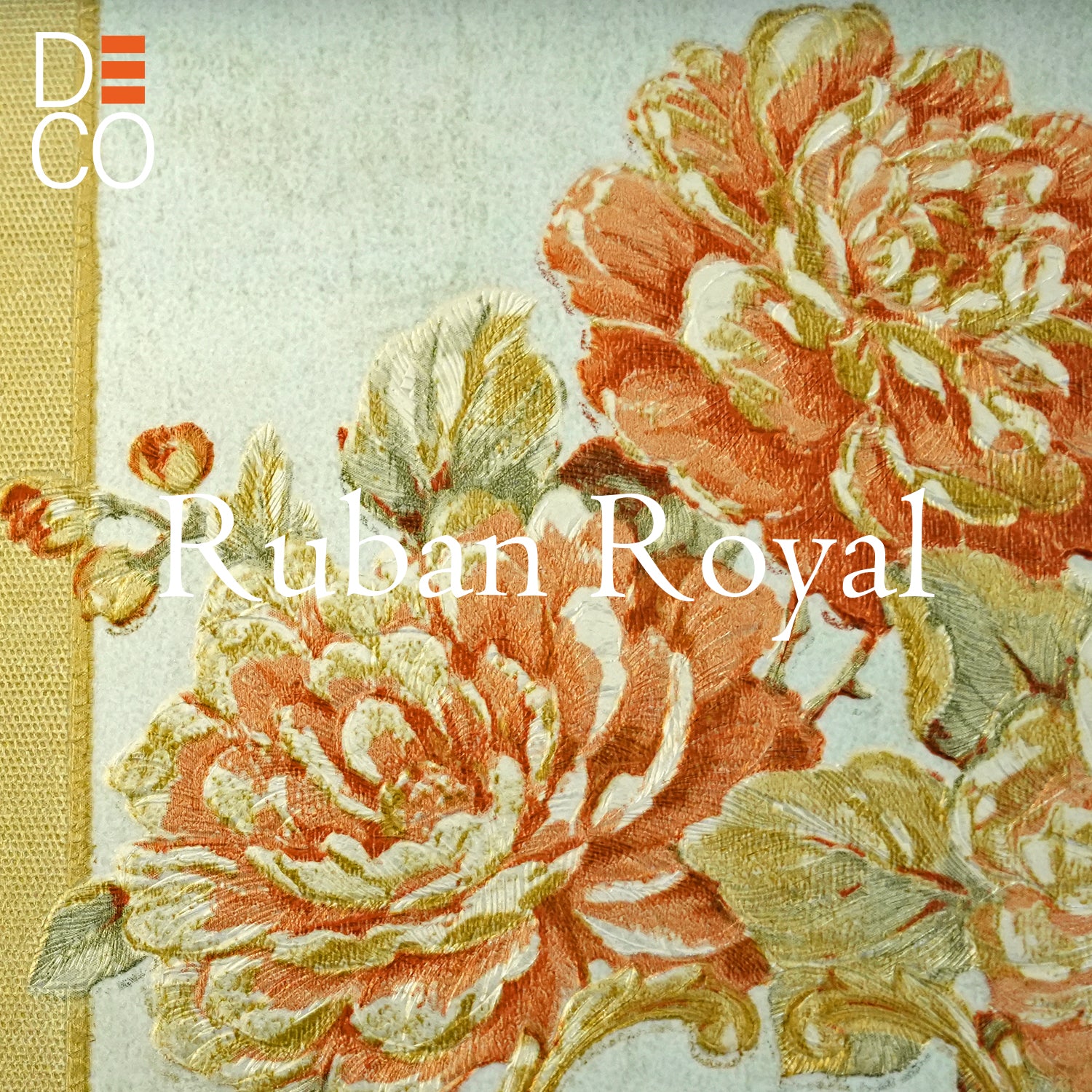 Non-Woven Wallpaper Royal Ribbon – Pale Blue – 0.53 x 10m