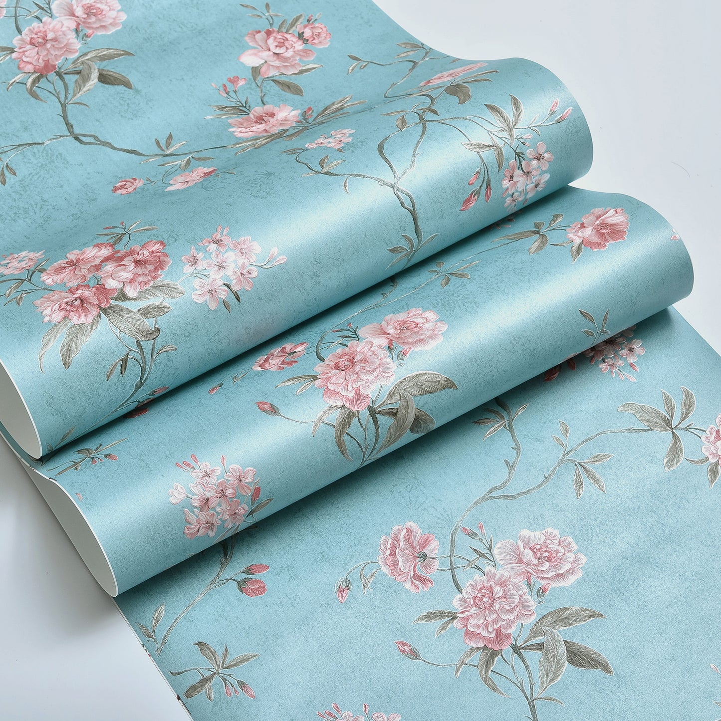 Decopine Floating Garden Vliestapete - Blau