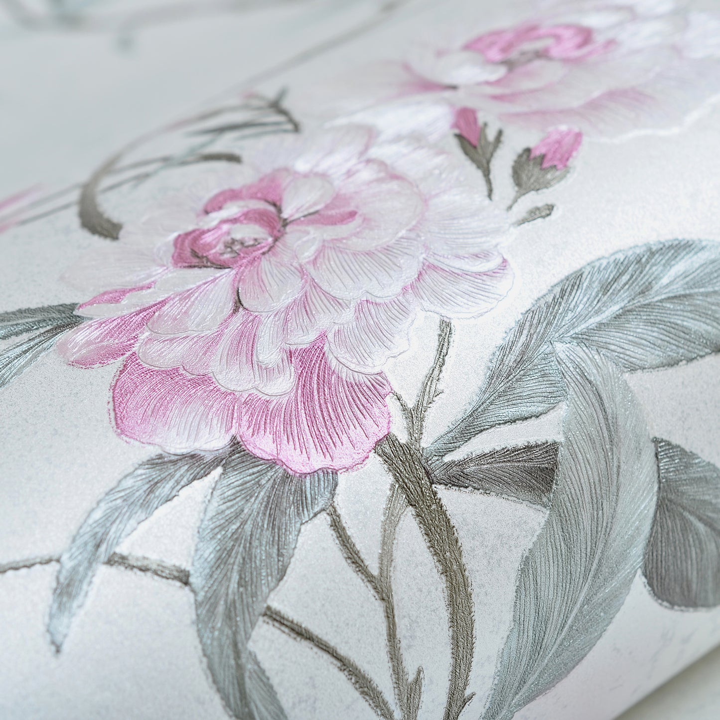 Decopine Floating Garden Vliestapete - Weiß