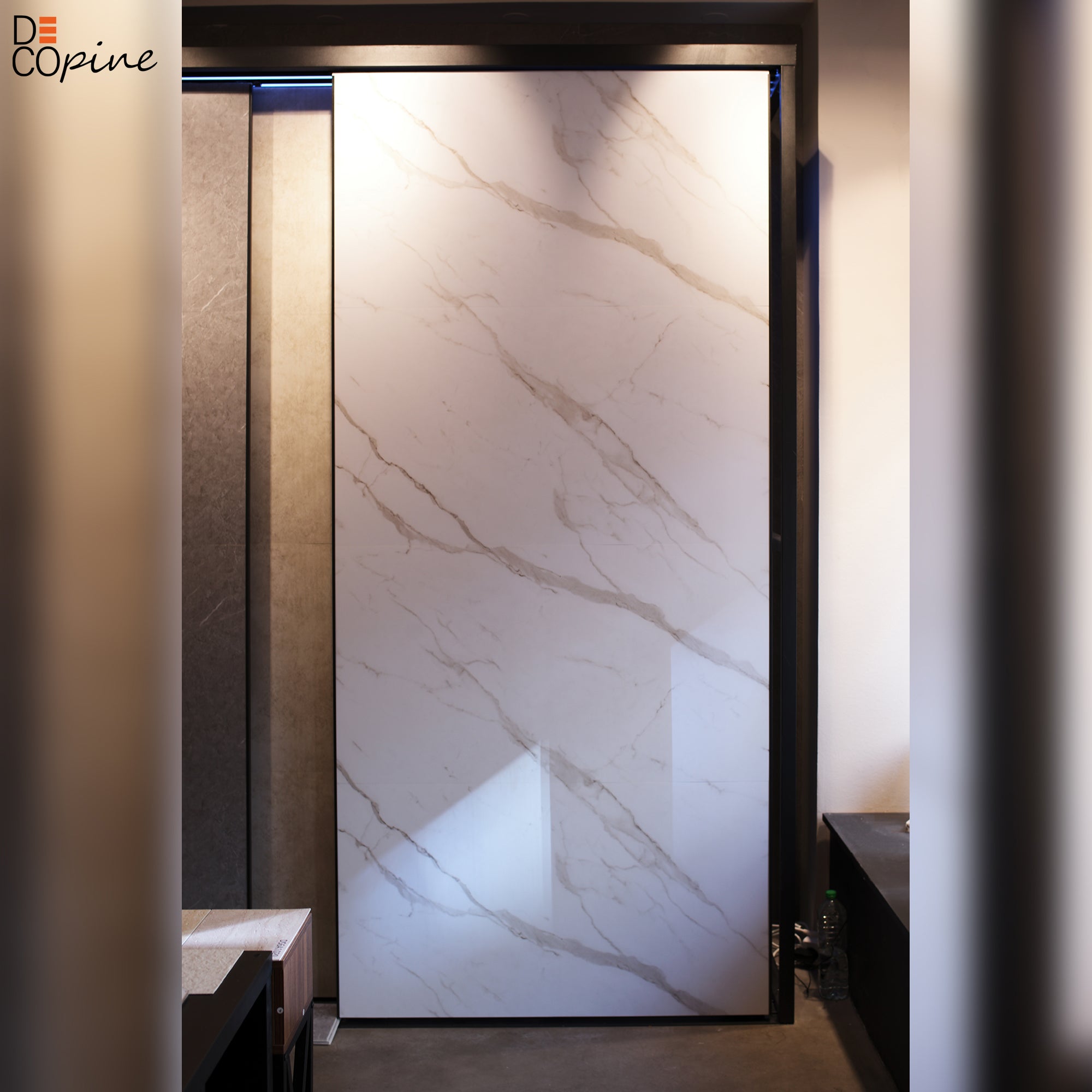 Decorative white matt marble effect wall panel – 65×120 cm (Pack of 4, 3.12 m²) - REF: A03MW03