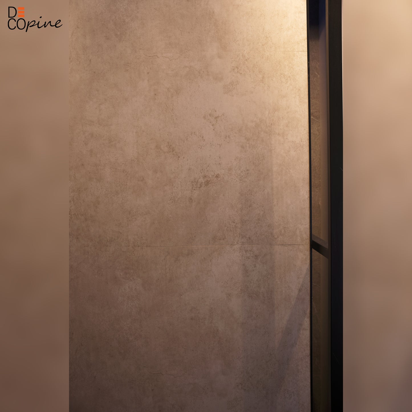 Panneau mural décoratif effet pierre grise mate – 65×120 cm (Lot de 4, 3,12 m²)