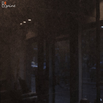 Panneau mural décoratif en PVC Decopine – Finition brillante noire – 65×120 cm (Lot de 4, 3,12 m²)