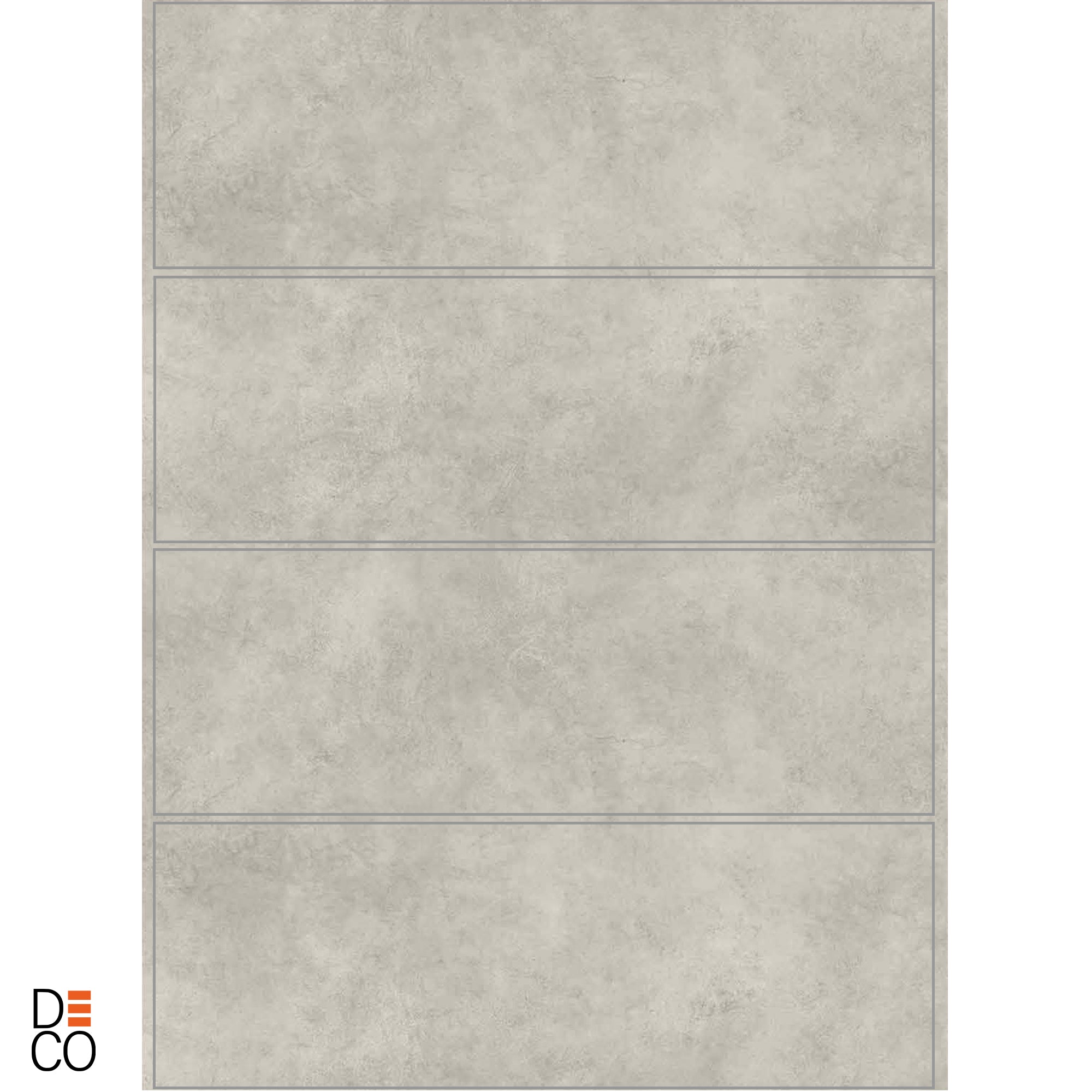 Decorative matte grey beige stone effect wall panel – 65×120 cm (Pack of 4, 3.12 m²) - REF: A03MG01