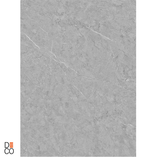 Panneau mural décoratif en PVC Decopine – Finition mate effet pierre grise – 65×120 cm (Lot de 4, 3,12 m²)