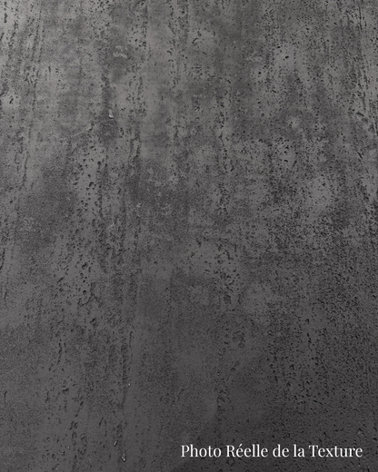 Panneau Mural Souple en Pierre Naturelle – Effet Travertin Noir Anthracite – 60×120 cm – Lot de 4 – Decopine - B01TB05