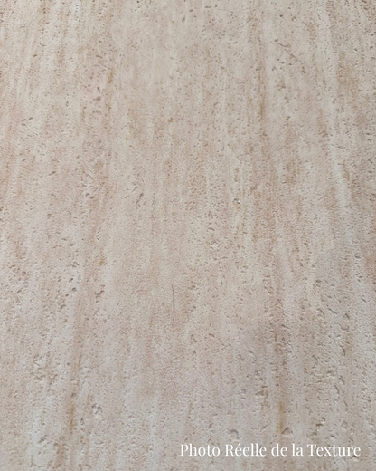 Panneau Mural Souple en Pierre Naturelle – Effet Travertin Clair – 60×120 cm – Lot de 4 – Decopine -B01TB03