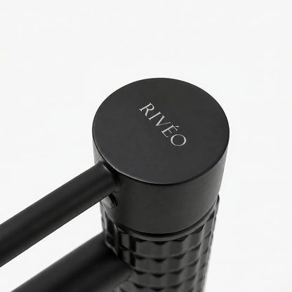 Mitigeur Vasque Texturé Noir Mat RIVÉO