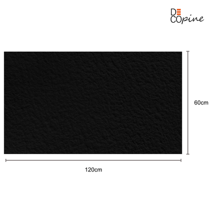 Panneau Mural Souple en Pierre Naturelle – Noir Minéral – 60×120 cm – Lot de 4 – Decopine - B01PB04