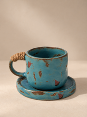 Ceramic Coffee Mug – Gradient White – Handmade – 300 ml