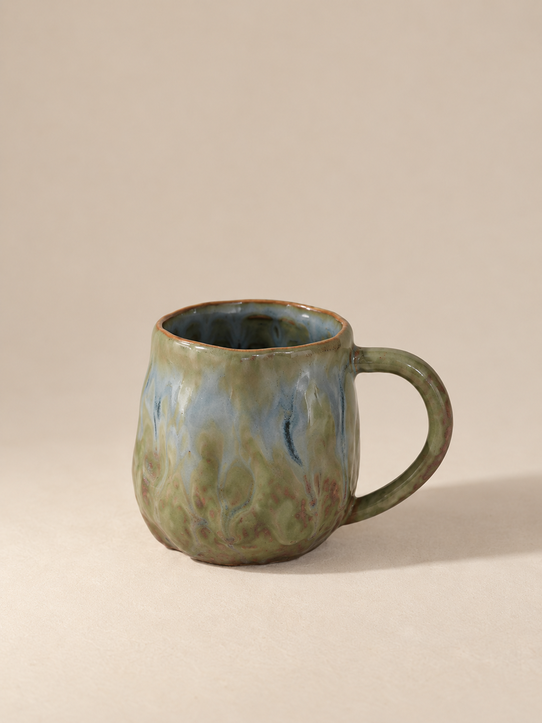 Grey Ceramic Espresso Cup – Handmade – 100 ml