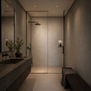 Decorative matte grey beige stone effect wall panel – 65×120 cm (Pack of 4, 3.12 m²) - REF: A03MG01