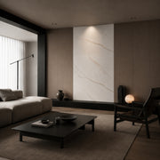 Decorative white matt marble effect wall panel – 65×120 cm (Pack of 4, 3.12 m²) - REF: A03MW03