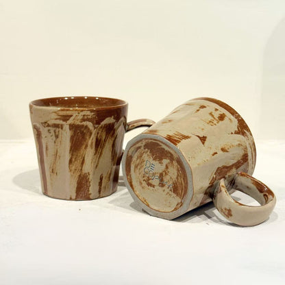 Tasse à Café en Céramique – Beige – Fait main – 170 ml