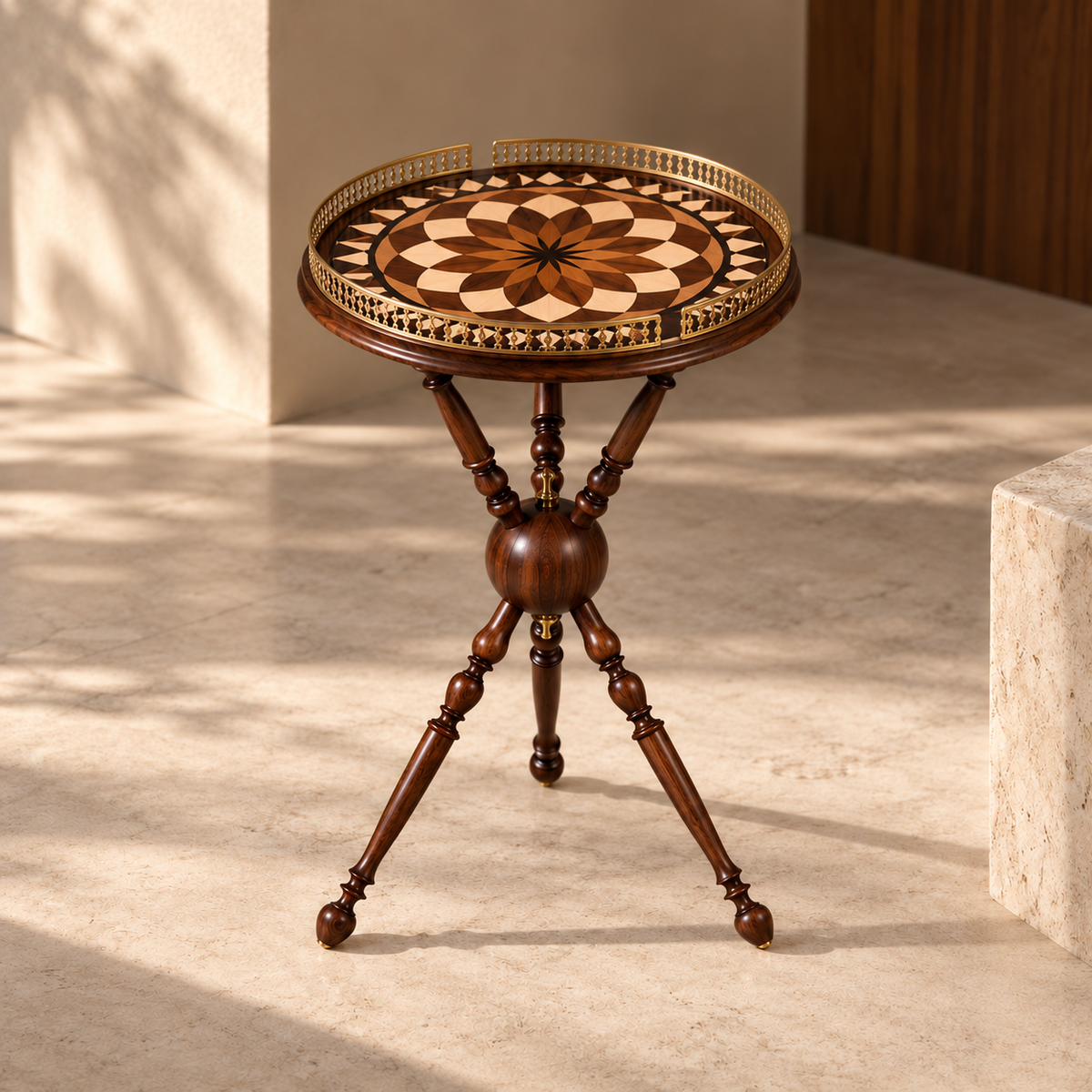 Pre-order — HÉRITAGE MARQUETERIE I| Walnut Coffee Table — Limited Edition