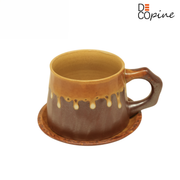 Honey Ceramic Coffee Mug – Handmade – 300 ml