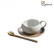 White Ceramic Coffee Mug – Handmade – 145 ml
