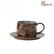 Brown Ceramic Coffee Mug – Handmade – 7.2 fl oz