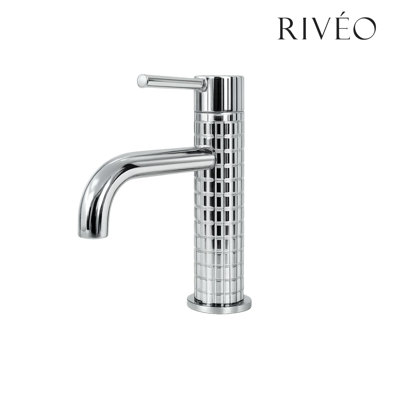 Polished Chrome Basin Mixer RIVÉO