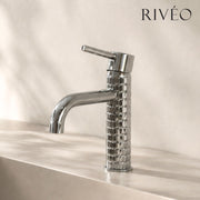 Polished Chrome Basin Mixer RIVÉO