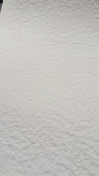 Panneau Mural Souple en Pierre Naturelle – Blanc Lin – 60×120 cm – Lot de 4 – B01PW02