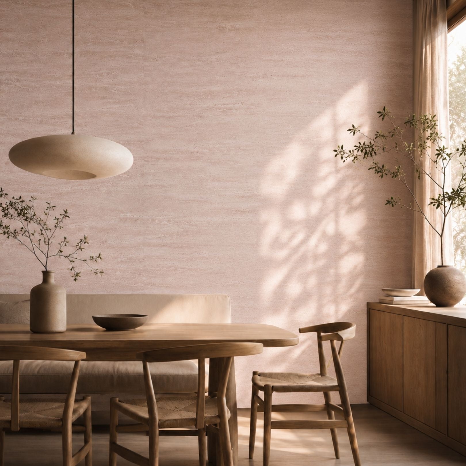 Flexible Natural Stone Wall Panel – Greyish Beige Travertine Effect – 60×120 cm – Lot of 4 – B01TB04